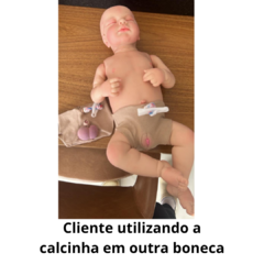 Calcinha com genital. Par ou unidade (com OU sem coto umbilical)