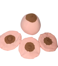 1 mama de tecido + capas mamilos diferentes (escolha a quantidade, valor altera) - LIKA