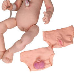 Calcinha com genital. Par ou unidade (com OU sem coto umbilical) - LIKA