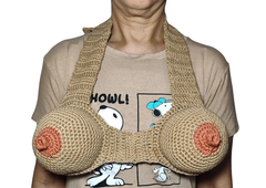 Colar de mamas em crochê (modelo 2) na internet