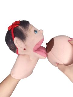Fantoche com freio lingual na internet