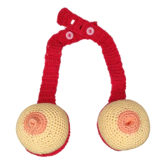 Imagem do Colar de mamas em crochê (substitui avental)