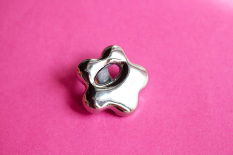 Flor - Prata (Com Gancho) - comprar online