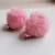 Par de presilhas pompom de pelúcia (bico de pato 40 mm) - comprar online