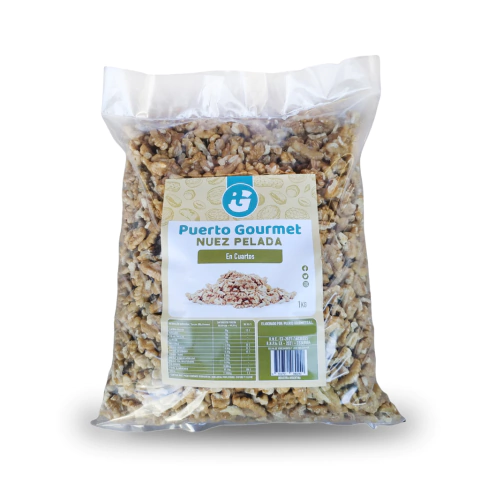 Nuez Pelada En Cuartos