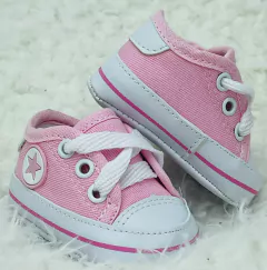 TÊNIS ROSA PARA BEBÊ REBORN