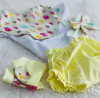 Conjunto cor Amarela para bebê reborn menia até 50cm