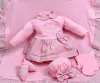 Kit Conjunto Rosa para bebê reborn menina até 50cm