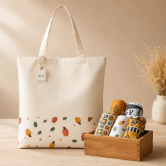 Kit 5 Panos de Prato 100% Algodão com Ecobag Premium - Cordel Encantado