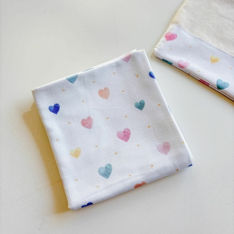 Cueiro Flanelados 100% Algodão com Saquinho Presenteável - Chuva de Amor - comprar online