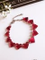 Kit Pulseira e Chocker Clarisse Vermelho - comprar online