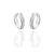 ARGOLA CRAVEJADA BOLEADA COM DETALHES - 1 FILEIRA - 13 MM [L.124]