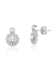 BRINCO FLOR ZIRCÔNIA DUPLA CRISTAL [BQ.011] - comprar online