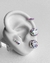 PIERCING FURO PINO LOVE CRAVEJADO COLORIDO [VE.070] - comprar online