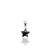 PINGENTE SOUL ESTRELA ZIRCÔNIA NEGRA [L.152]