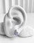 BRINCO FLOR ZIRCÔNIA DUPLA PAVÊ AMENTISTA [BQ.010] - comprar online