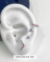 BRINCO EAR CUFF CHANFRADO COLORIDO [VE.144] - comprar online