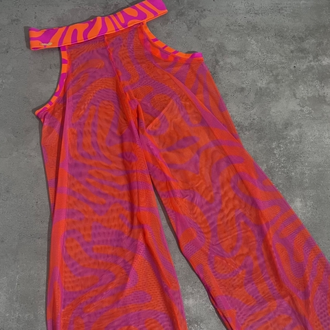 Calça Tule Pink Tangerina
