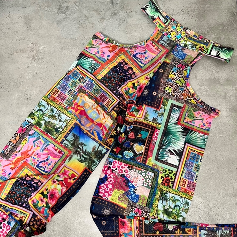 Calça Tule estampa Trends