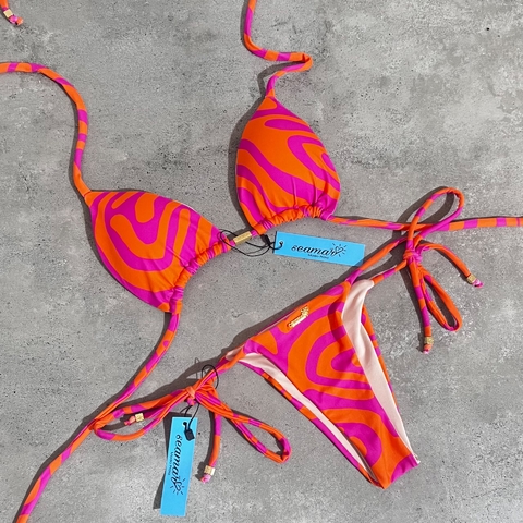 Biquíni Bem Resolvida Pink Tangerina