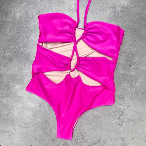 Maiô Poderosa Rosa Chiclete