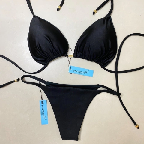 Biquini Dona de Si Bronze Preto