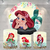 KIT PAINEL + TRIO DE CILINDROS SUBLIMADOS ARIEL CUTE