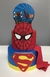 BOLO FAKE HOMEN ARANHA & SUPER HOMEN