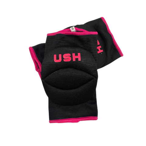RODILLERA VOLEY USH (NEGRO/ROSA)