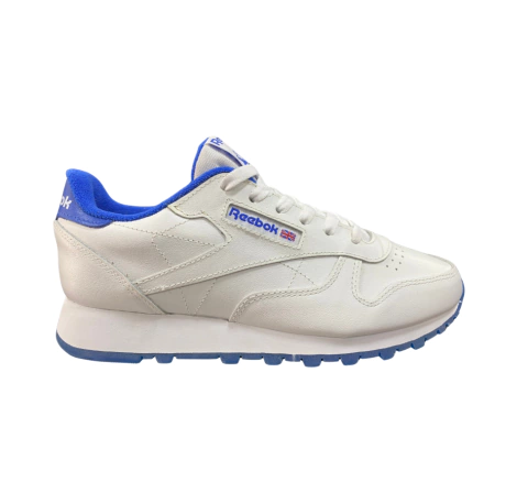 CLASSIC LEATHER (BLANCO/AZUL) - comprar online