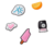 Kit Jibbitz Summa Time Girl Pack com 5 unidades Crocs