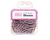 Clips 28mm Glitter Pink 120 unidades - Tilibra