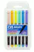 KIT CANETA BRUSH CIS 6 CORES - PASTEIS