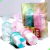 Borracha Balinha Escolar Rosa Azul Macia - comprar online