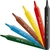 Canetinha Hidrográfica Jumbo Triangular 12 Cores - Faber Castell - comprar online