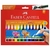 Canetinha Hidrográfica Jumbo Triangular 12 Cores - Faber Castell