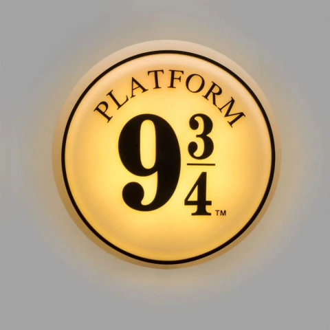 LUMINÁRIA HARRY POTTER 9 3/4 COM COMANDO DE VOZ - IMAGINARIUM