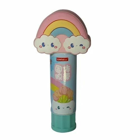 Cola Bastão Escolar Panda 8g Branca - Arco iris