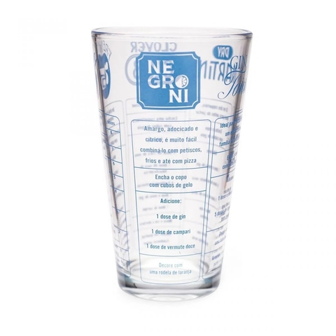 COPO COM RECEITAS DE DRINKS GIN - IMAGINARIUM