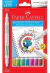 Canetinha Contorna & Pinta Duas Pontas - 10 Cores Faber- Castell