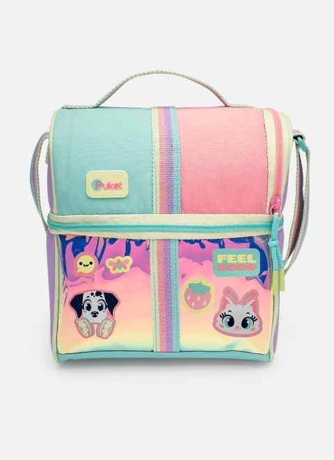 Lancheira Térmica Customizável Holográfico Color Block - PUKET