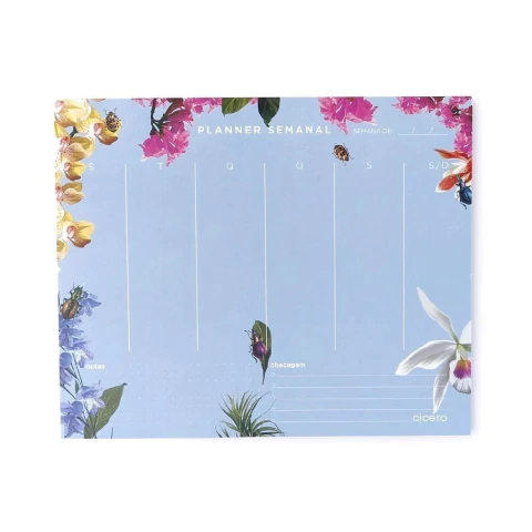 Planner Bloco Permanente Semanal - Joia Natural CICERO