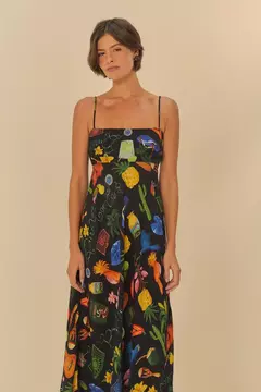 Vestido Alcinhas Buena Gente - LUAR