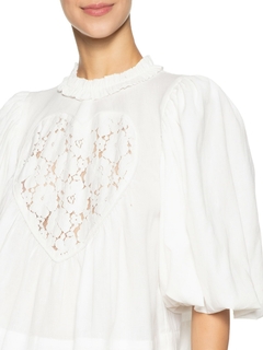 Blusa Coracao Artesanal na internet