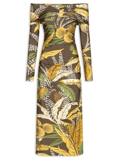 Imagem do Vestido Franzido Floresta Sketch