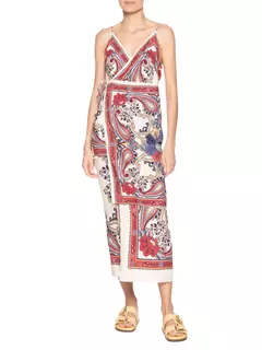 Vestido Cropped Lenco Borboleta Retro - comprar online