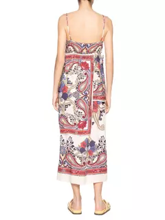 Vestido Cropped Lenco Borboleta Retro - loja online