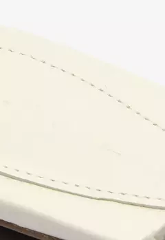 Sandalia Rasteira Tiras Glam Branca - comprar online
