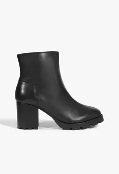Bota Salto Médio Tratorada Bold Preta - comprar online