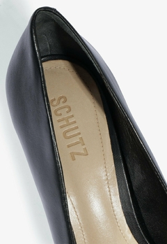 Sapato Scarpin Lena Low Couro preto